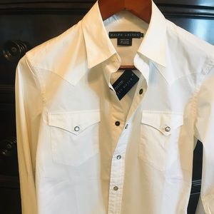 Ralph Lauren Western Shirt - Pearl Snap Buttons